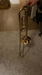 Trombone Yamaha Ysl448G, Muziek en Instrumenten, Blaasinstrumenten | Trombones, Ophalen of Verzenden, Zo goed als nieuw, Tenor