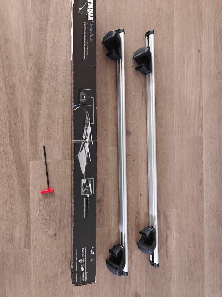 Thule Smart Rack 794 aluminium aero Dakdragers, Auto diversen, Dakdragers, Gebruikt, Ophalen of Verzenden