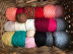 Restjes garen diverse kleuren, Hobby en Vrije tijd, Breien en Haken, Verzenden, Gebruikt, Breien of Haken, Wol of Garen