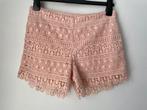 Zalmkleurige kanten dames short – Maat S/M, Kleding | Dames, Maat 38/40 (M), Kort, Ophalen of Verzenden, Zo goed als nieuw