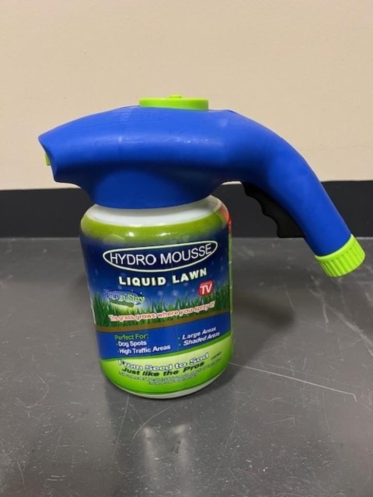 Gazon Sproeier Zaad Vloeibaar Hydro Zaaisysteem Mousse, Tuin en Terras, Tuinsproeiers, Zo goed als nieuw, Handsproeier, Ophalen of Verzenden