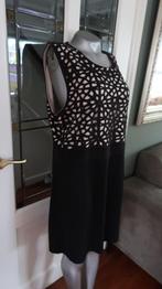 Yours prachtige jurk met suedine zwart creme, Yours, Zwart, Maat 42/44 (L), Ophalen of Verzenden