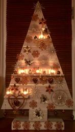 Kerstboom steigerhout 170cm, Diversen, Kerst, Ophalen, Zo goed als nieuw