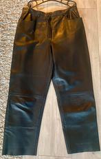 Mooie zwarte echt leren broek, Kleding | Dames, Zwart, Maat 42/44 (L), Ophalen of Verzenden, Zo goed als nieuw
