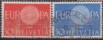 Zwitserland 1960 EUROPA, Postzegels en Munten, Verzenden, Gestempeld