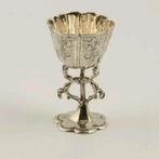 Antieke Zilveren Miniatuur Rinkelbeker Bokaal 17e Eeuw, Ophalen of Verzenden