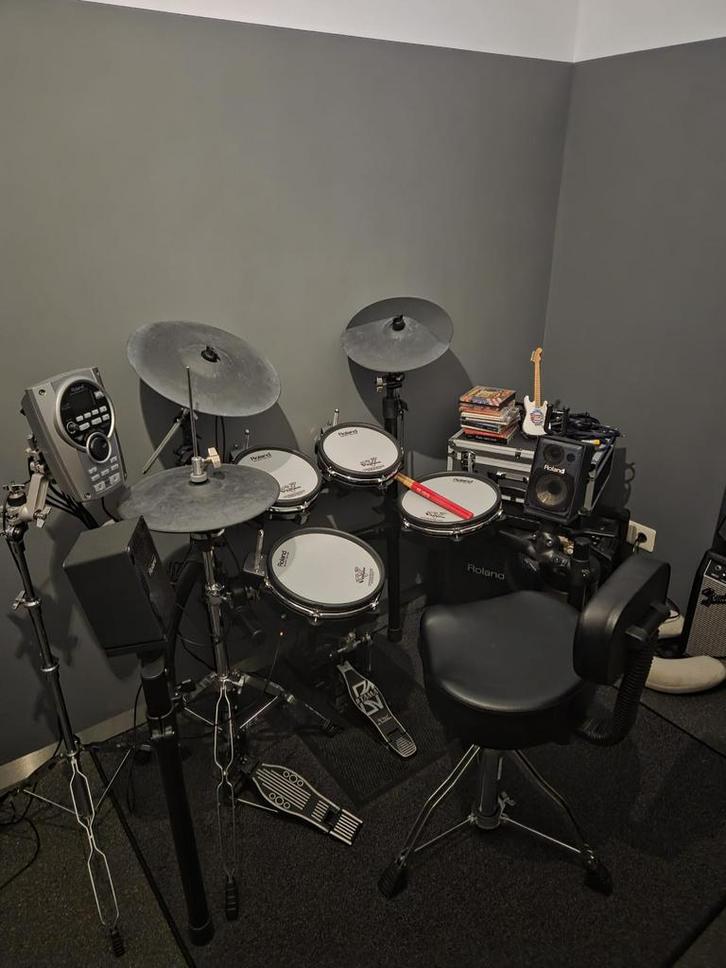 TD-15 elektronisch drumstel, zeer compleet!, Muziek en Instrumenten, Drumstellen en Slagwerk, Zo goed als nieuw, Roland, Elektronisch