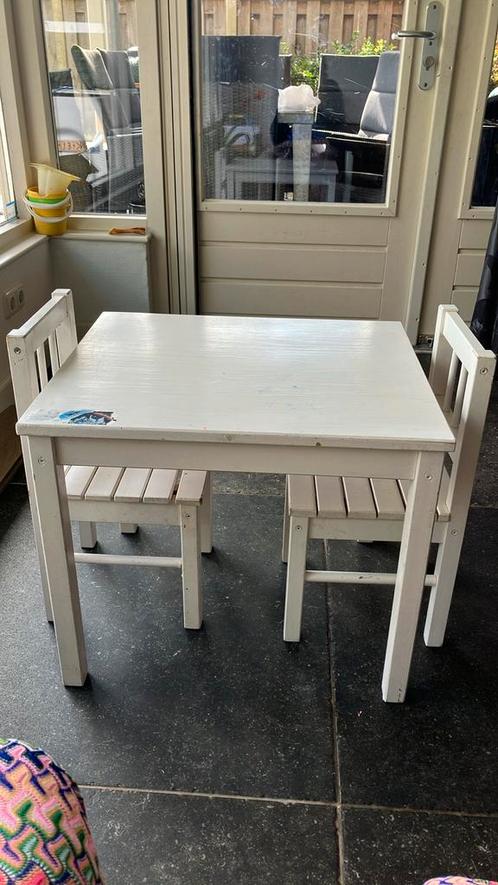 Tafel met 2 stoeltjes knutseltafel stoel stoelen kindertafel, Kinderen en Baby's, Kinderkamer | Tafels en Stoelen, Gebruikt, Tafel(s) en Stoel(en)