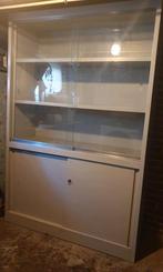 Vitrinekast opbergkast industrieel vintage metaal, Ophalen, 100 tot 150 cm, Industrieel, vintage, kantoor, Metaal
