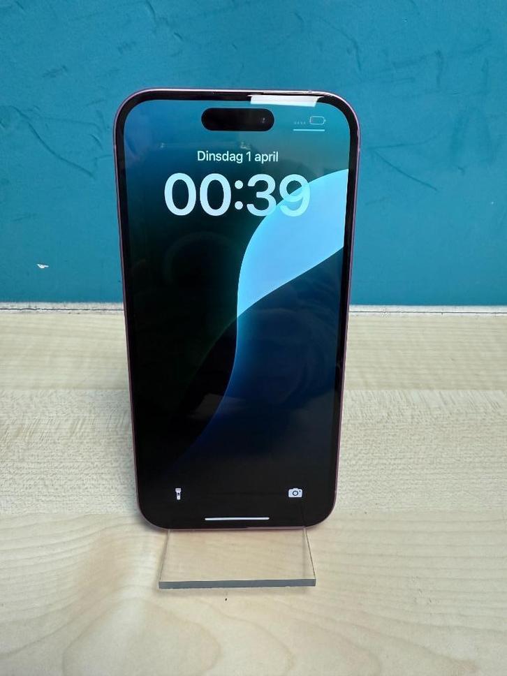 iphone 16 128gb Roze - 2e hands - marge toestel - 94%, Telecommunicatie, Mobiele telefoons | Apple iPhone, Zo goed als nieuw, 128 GB