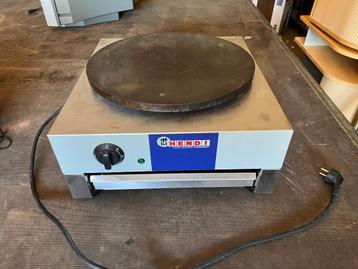 Hendi Crêpe bakplaat | Ø 400 mm | 3000 W | RVS |  beschikbaar voor biedingen