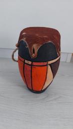 Afrikaanse drum 19 cm hoog, Ophalen of Verzenden, Zo goed als nieuw, Trommel