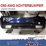 W205 C63 AMG ACHTERBUMPER + DIFFUSER Mercedes C Klasse 63 20, Gebruikt, Mercedes-Benz, Ophalen of Verzenden, Achter