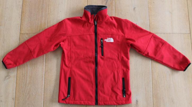 Softshell jas van The North Face maat XXL (167/173), Kinderen en Baby's, Kinderkleding | Maat 170, Gebruikt, Jongen, Jas, Ophalen of Verzenden