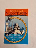 603 Sticker Nationale Vlootdagen Den Helder 1989, Verzamelen, Stickers, Ophalen of Verzenden