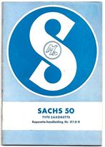Sachs 50 Saxonette Reparatieboek (6194zs) motorblok, Ophalen of Verzenden, Zo goed als nieuw