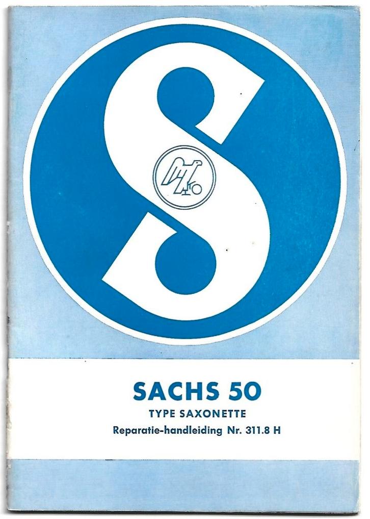 Sachs 50 Saxonette Reparatieboek (6194zs) motorblok, Fietsen en Brommers, Handleidingen en Instructieboekjes, Zo goed als nieuw