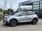 Peugeot 2008 1.2 Turbo 130 pk Automaat Allure Pack Navigatie, Gebruikt, Zwart, 1199 cc, Leder en Stof