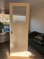 Authentieke Schuifdeur - Enkele Deur, Doe-het-zelf en Verbouw, Deuren en Horren, Ophalen, Gebruikt, 80 tot 100 cm, Binnendeur