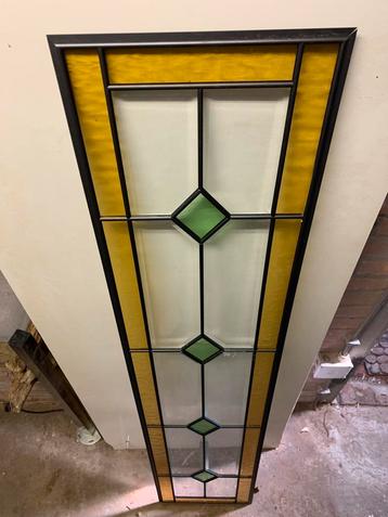 Glas-in-lood Paneel Geometrisch Design Inkijkwerend beschikbaar voor biedingen