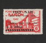 1946 4d-op-6c VIETMINH-opstand Franse kolonie-INDOCHINA, Ophalen of Verzenden, Postfris, Zuidoost-Azië