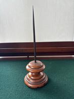 Antieke bonnenprikker van hout en metaal., Ophalen of Verzenden