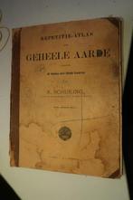 atlas-repetitie-atlas geheele aarde door R.Schuiling-1914, Gelezen, Ophalen of Verzenden, Landkaart, 1800 tot 2000