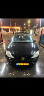 Peugeot 206 1.1 XN 3D 2000 Zwart, Auto's, Peugeot, Voorwielaandrijving, 4 cilinders, Zwart, Origineel Nederlands