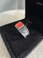 Vintage zilveren ring 950, Sieraden, Tassen en Uiterlijk, Ophalen of Verzenden, Zo goed als nieuw, Zilver, Dame