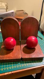 2 antieke houten boekensteunen, Verzenden