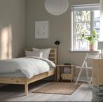 Ikea single bed + mattress, Ophalen, 90 cm, Eenpersoons, Beige