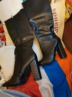 Dames zwarte laarzen maat 39 merk Givana, Ophalen of Verzenden, Gedragen, Zwart, Hoge laarzen