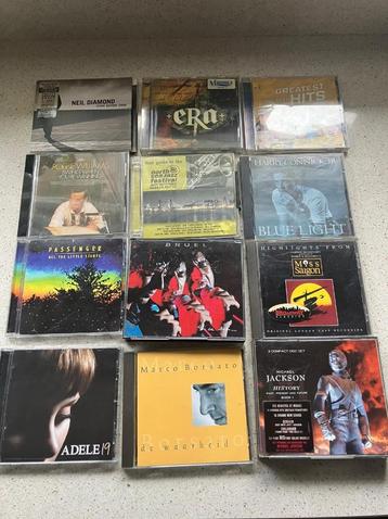 12 muziekcd’s – diverse artiesten en genres beschikbaar voor biedingen