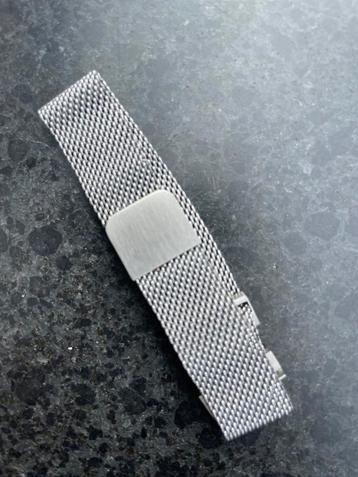 Milanees 16 mm horlogebandje met magnetische sluiting beschikbaar voor biedingen