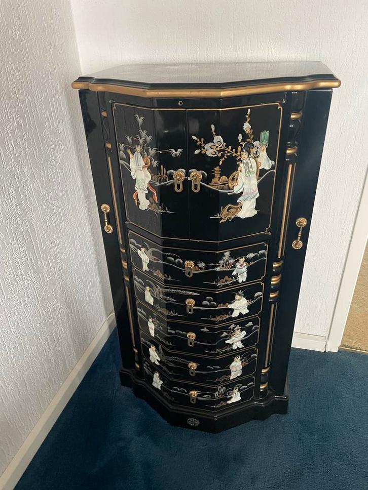 Chinese Kast / Sieradenkast, Antiek en Kunst, Antiek | Meubels | Kasten, Ophalen of Verzenden