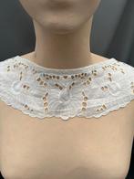 Vintage Wit Kraagje, beide kanten te dragen, Antiek en Kunst, Ophalen of Verzenden