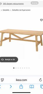 MOCKELBY Eettafel eiken 235x100, Huis en Inrichting, Tafels | Eettafels, 100 tot 150 cm, Eikenhout, 200 cm of meer, Ophalen of Verzenden