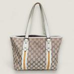 Gucci Sherry tote authentiek, Ophalen of Verzenden, Gebruikt, Beige, Handtas