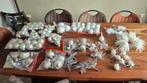 Partij kerstballen en boomdecoratie, Ophalen