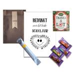 Juf cadeau bedankje afscheid - thee en chocolade, Verzenden, Nieuw