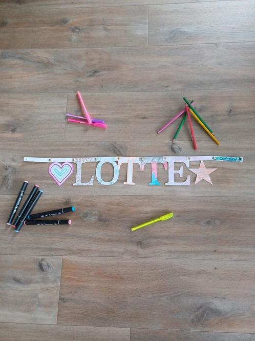 Kinderfeestje letterslinger pakket, Hobby en Vrije tijd, Feestartikelen, Nieuw, Versiering, Verjaardag, Ophalen of Verzenden
