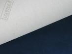 Alcantara meubelstof; donkerblauw; 4 meter NU 180 euro, Overige materialen, Blauw, 120 cm of meer, Ophalen of Verzenden