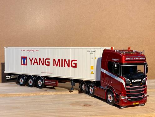 Tekno David van Herk te koop of te ruil, Hobby en Vrije tijd, Modelauto's | 1:50, Nieuw, Bus of Vrachtwagen, Tekno, Ophalen of Verzenden
