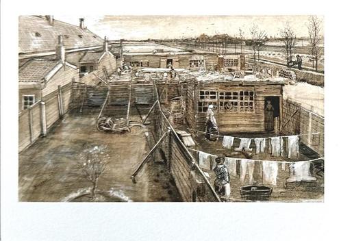 1098 VINCENT VAN GOGH ~ Timmermansloods en wasserij, Verzamelen, Ansichtkaarten | Themakaarten, Ongelopen, 1980 tot heden, Overige thema's