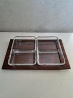 Vintage Deens Design palissander houten serveerschaal, Ophalen of Verzenden