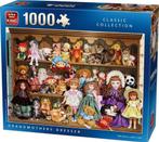 Legpuzzel Oma's poppen-kledingkast, Hobby en Vrije tijd, Ophalen, 500 t/m 1500 stukjes, Zo goed als nieuw, Legpuzzel