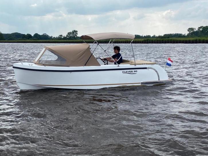 Clever 60 met Honda BF20, Watersport en Boten, Sloepen, Nieuw, 10 tot 30 pk, 3 tot 6 meter, Buitenboordmotor, Benzine, Polyester