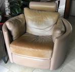 Relaxfauteuil, Ophalen, Gebruikt, 100 tot 125 cm, Leer