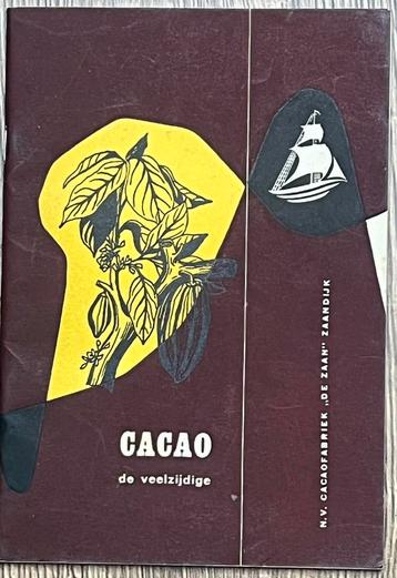 receptenboekje De Zaan cacao chocolade Zaandijk beschikbaar voor biedingen