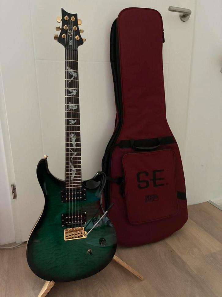 Prs SE Paul Allender signature emerald green burst, Muziek en Instrumenten, Snaarinstrumenten | Gitaren | Elektrisch, Zo goed als nieuw